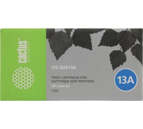 -/ Картридж лазерный Cactus CS-Q2613A Q2613A черный (2500стр.) для HP LJ 1300
