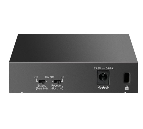 коммутатор TP-Link LS105LP, 5-Port 10/100 Mbps Desktop Switch with 4-Port PoE, 41W, 250m