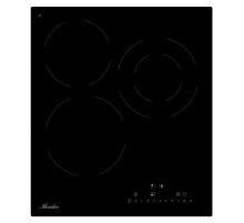 Варочная поверхность MONSHER/ Варочная поверхность MONSHER, Hi-Light, High-Tech, 45 см, 9 уровней мощности, блокировка управления, автоматическое отключение, таймер, слайдерное управление, цвет черный