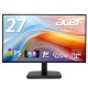 Монитор 27'' ACER EK271Gbmix IPS, 1920x1080, 1ms, 250cd, 120Hz, 1xVGA + 1xHDMI(1.4) + SPK + Audio In/Out, Speakers 2Wx2, sync: FreeSync, Vesa:100x100