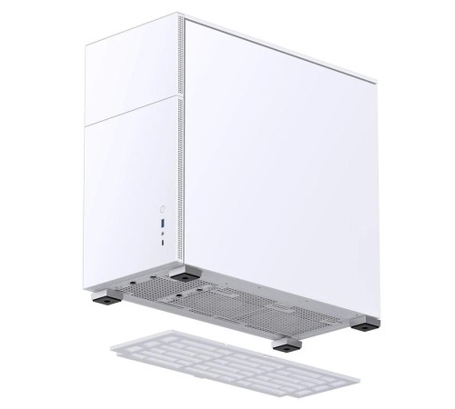 Корпус без блока питания/ Case JONSBO D41 STD, Midi-Tower, TG, no fan, 1xUSB-A 3.2 + 1xUSB-C 3.2, ATX, mATX White