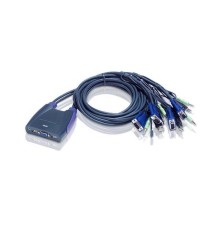 Переключатель электронный ATEN 4-Port USB VGA/Audio Cable KVM Switch (0.9m, 1.2m)