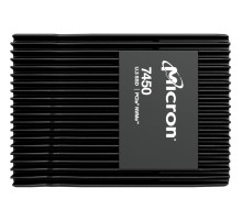 Серверные твердотельные накопители/ Micron SSD 7450 MAX, 1600GB, U.3(2.5" 15mm), NVMe, PCIe 4.0 x4, 3D TLC, R/W 6800/2700MB/s, IOPs 800 000/250 000, TBW 8700, DWPD 3 (12 мес.)