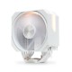 Кулер для процессора/ CPU Cooler HSPD A116 WHITE ARGB cover (250W, 4-pin PWM, 155mm, Al/Cu, 6x6mm, ARGB cover, 1x120mm, 68CFM, 25dBA, 1650RPM, S: 1851/1700/1200/20XX/115X/13XX, AM5/AM4/AM3/AM2/AM3+/AM2+/FM2/FM1, white)