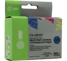 -/ Картридж струйный Cactus CS-CB337 №141 многоцветный (9мл) для HP DJ D4263/D4363/D5360/DJ J5783/J6413