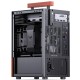 Корпус без блока питания/ Case JONSBO T6, Mini-Tower, 1x140mm, 1xUSB-A 3.0 + 1xUSB-C 3.2, mITX, wood panel + wooden handle Black