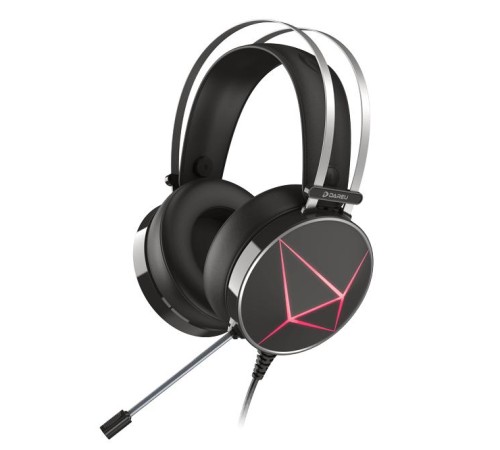 Гарнитура игровая проводная Dareu EH722X Black (черный), подсветка RGB, подключение USB Гарнитура игровая проводная Dareu EH722X Black (черный), подсветка RGB, подключение USB