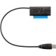 Кабель-адаптер/ Кабель-адаптер USB3.0 ---SATA III 2.5/3,5"+SSD, правый угол, VCOM <CU817A>
