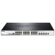 Коммутатор D-Link PROJ Настраиваемый L2+ стекируемый PoE-коммутатор, 24x1000Base-T PoE, 4x10GBase-X SFP+, PoE-бюджет 370 Вт, CLI, консольный порт RJ-45