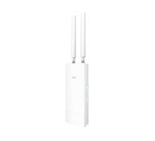 Точка доступа/ AC1200 WiFi Outdoor Access Point, Repeater, 867Mbps at 5GHz + 300Mbps at 2.4GHz, 1 x 100Mbps RJ45, 2 Detachable Antennas, 24V passive PoE, IP65 Waterproof, lightning protection, passive PoE adapter included, -20 ~ 60? Operating Temperature,