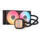 Система жидкостного охлаждения/ Water Cooling System Corsair iCUE LINK TITAN 240 RX LCD (240mm, Black, RGB/ Fans: 2x120mm, 73.5CFM, 36dBA, 2100RPM/ S: 1851, 1700, AM5, AM4)