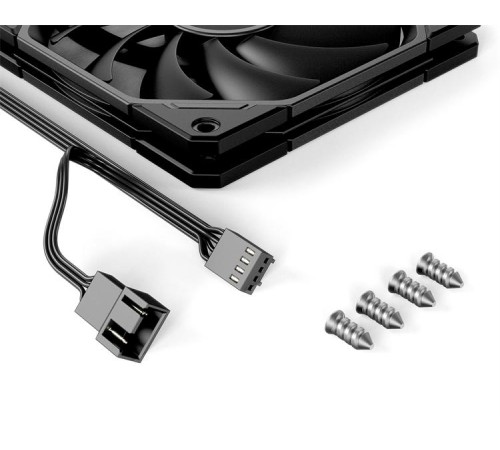 Вентилятор для корпуса ID-COOLING TF-12015-K 120x120x15мм (40шт./кор, PWM, Low Noise, супер-тонкий, резиновые углы, черный, 500-2200об/мин)  BOX