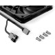 Вентилятор для корпуса ID-COOLING TF-12015-K 120x120x15мм (40шт./кор, PWM, Low Noise, супер-тонкий, резиновые углы, черный, 500-2200об/мин)  BOX