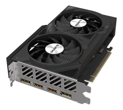Видеокарта/ VGA GIGABYTE NVIDIA GeForce RTX 4060 WINDFORCE OC 8G 8GB, GDDR6/128-bit, PCIe 4.0, 2xHDMI 2.1, 2xDP, 2.1-slot Видеокарта/ VGA GIGABYTE NVIDIA GeForce RTX 4060 WINDFORCE OC 8G 8GB, GDDR6/128-bit, PCIe 4.0, 2xHDMI 2.1, 2xDP, 2.1-slot
