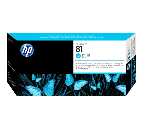 Набор/ HP 81 Cyan Dye Printhead and Printhead Cleaner