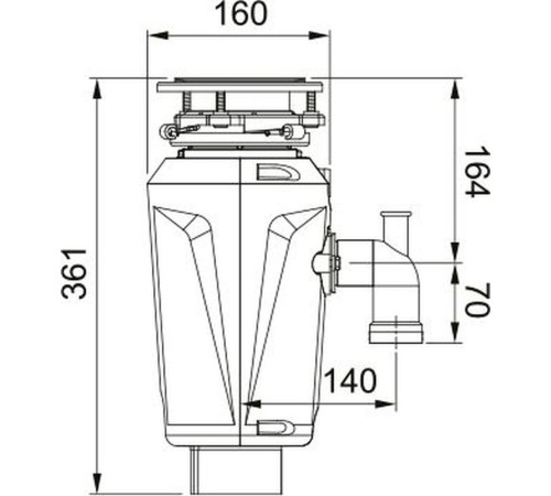 Franke SLIM 50/ Best, Измельчитель SLIM 50