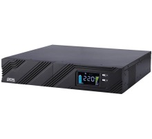 ИБП SPR-1000, линейно-интерактивный, 1000 ВA, 800 Вт, LCD, Rack/Tower, 8 розеток IEC320 C13 с резервным питанием, USB, RS-232, слот под SNMP карту, защита RJ45, ШхГхВ 428x453x84 мм, 18.3 кг/ UPS POWERCOM SPR-1000, line-interactive, 1000 VA, 800 W, LCD, Ra