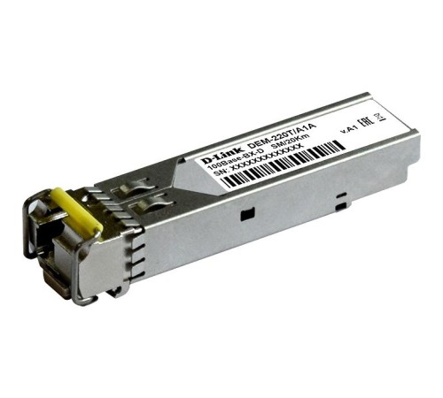 Трансивер/ 220T/20KM WDM SFP Transceiver, 100Base-BX-D, Simplex LC, Single-mode, TX: 1550mn, RX: 1310nm, 20KM Трансивер/ 220T/20KM WDM SFP Transceiver, 100Base-BX-D, Simplex LC, Single-mode, TX: 1550mn, RX: 1310nm, 20KM