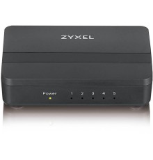 Коммутатор/ ZYXEL GS-105S v2 switch, 5 ports 1000 Mbps, desktop, with priority ports