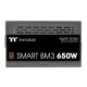 Блок питания Thermaltake Smart BM3 650W, ATX 3.0, PCIe Gen 5.0, APFC, 12cm Fan, 80+ Bronze, Semi Modular, Retail