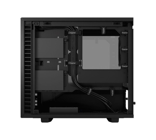 Корпус ПК без блока питания/ Case Fractal Design Define 7 Nano TG Light Tint, Mini-Tower, 1x120mm + 1x140mm, 2xUSB-A 2.0 + 2xUSB-A 3.2 + 1xUSB 3.2 Type-C mITX, mDTX Black