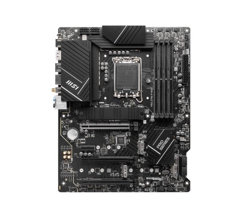 Материнская плата MSI PRO Z790-P WIFI LGA1700,4DDR5,3PCI-Ex16,1PCI-Ex1,4M.2 ,1USB3.2 Gen2 X2, 6USB3