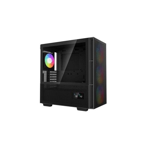 Корпус Deepcool CH560 DIGITAL без БП, боковое окно (закаленное стекло), 3x140мм ARGB вентилятор спереди и 1x120мм ARGB вентилятор сзади, черный, ATX (R-CH560-BKAPE4D-G-1)