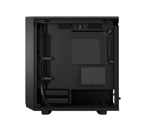 Корпус ПК без блока питания/ Case Fractal Design Meshify 2 Mini TG Dark Tint, Mini-Tower, 1x120mm + 1x140mm, 2xUSB-A 3.2 + 1xUSB 3.2 Type-C mATX, mITX, mDTX Black