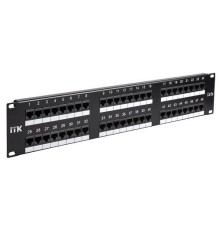 2U патч-панель кат.5Е UTP, 48 портов (IDC Dual)