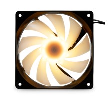 Кулер для ПК/ Case Cooler HSPD Orbis F1 Black (120x120x25mm, 4-pin PWM, ARGB, 56.7CFM, 28.8dBA, 1500RPM, Black)