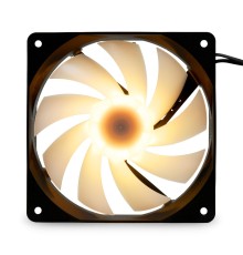 Кулер для ПК/ Case Cooler HSPD Orbis F1 Black (120x120x25mm, 4-pin PWM, ARGB, 56.7CFM, 28.8dBA, 1500RPM, Black)