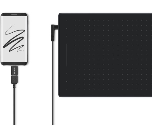 Графический планшет/ Графический планшет Huion Inspiroy RTP-700 Blue