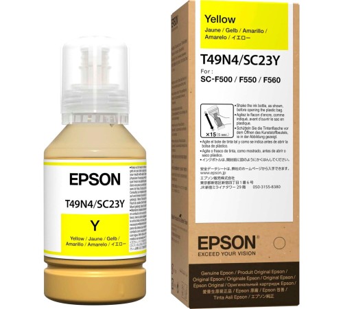 Картридж/ Epson Dye Sublimation Yellow T49N400 (140mL) Картридж/ Epson Dye Sublimation Yellow T49N400 (140mL)