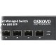 Коммутатор/ OSNOVO Гигабитный L3 PoE коммутатор на 28 портов, 24 *10/100/1000 Base-T PoE, 4*10G SFP+ Uplink, PoE на порт до 30W, суммарно до 400W