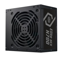 Блок питания 700 Ватт/ Power Supply Cooler Master Elite NEX N700, 700W, ATX, 120mm, 5xSATA, 2xPCI-E(6+2), 3xMolex, APFC, EU Cable