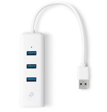 USB-адаптер TP-Link UE330, USB 3.0 to Gigabit Ethernet Network Adapter with 3-Port USB 3.0 Hub