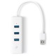 USB-адаптер TP-Link UE330, USB 3.0 to Gigabit Ethernet Network Adapter with 3-Port USB 3.0 Hub
