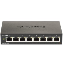 Коммутатор D-Link Настраиваемый L2 коммутатор, 8х1000Base-T