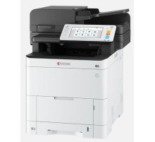 МФУ Kyocera ECOSYS MA3500cifx (P/C/S/F, цвет. лазерный, A4, 35 стр/мин, 1200x1200 dpi, 1,5 Гб, USB 2.0, Network, лоток 250 л., Duplex, DADF, старт.тонер 3500/2500 стр.)