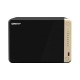 Системы хранения данных QNAP SMB QC 2GhzCPU/8Gb/upto 6HDD, up to 22 with TL-D800C/SATA(3,5" 2,5")/ 2xUSB3.2 2xUSB2.0/1xHDMI/1xExp.slot/2x2,5Gb/iSCSI/1xPS/3YW TS-664-8G-EU-RU