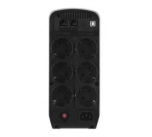 ИБП CyberPower CP900EPFCLCD, Line-Interactive, 900VA/540W, 6 Schuko розеток, USB, RJ11/RJ45, LCD дисплей, Black, 0.33х0.36х0.2м., 8.3кг./ UPS Line-Interactive CyberPower CP900EPFCLCD 900VA/540W USB/RJ11/45 (6 EURO), с чистым синусом при работе от АКБ