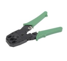 ITK Инструмент обжим. для RJ45 RJ12 RJ11 ручка ПВХ зеленый