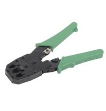 ITK Инструмент обжим. для RJ45 RJ12 RJ11 ручка ПВХ зеленый