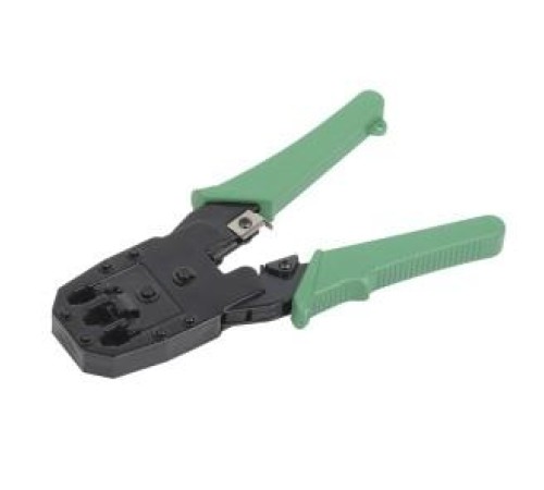 ITK Инструмент обжим. для RJ45 RJ12 RJ11 ручка ПВХ зеленый