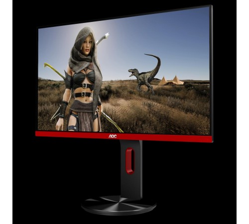Монитор LCD 24.5'' 16:9 1920х1080(FHD) TN, 144 Hz, 400cd/m2, 1000:1, 50М:1, 1ms, VGA, 2xHDMI, DP, USB-Hub, Height adj, Pivot, Tilt, Swivel, Speakers, Black+Cherry (Из ремонта) Монитор LCD 24.5'' 16:9 1920х1080(FHD) TN, 144 Hz, 400cd/m2, 1000:1, 50М:1, 1ms, VGA, 2xHDMI, DP, USB-Hub, Height adj, Pivot, Tilt, Swivel, Speakers, Black+Cherry (Из ремонта)
