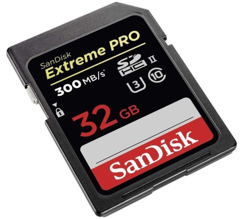 Карта памяти SanDisk Extreme Pro SDHC 32GB - 300MB/s UHS-II (Вскрытая упаковка) Карта памяти SanDisk Extreme Pro SDHC 32GB - 300MB/s UHS-II (Вскрытая упаковка)