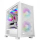 Корпус без блока питания/ Case PCCooler C3D310 WH ARGB, Mini-Tower, TG, Mesh, 2x120mm ARGB, 2xUSB-A 3.0, mATX, mITX White
