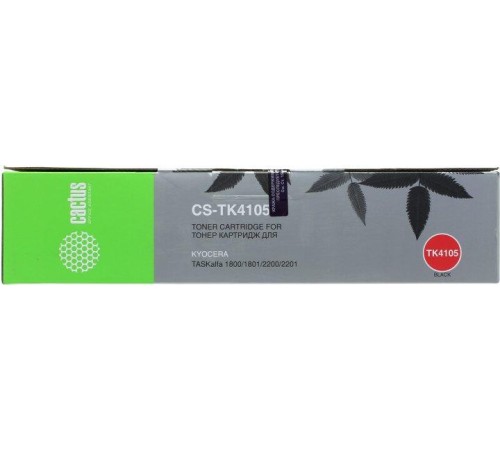 -/ Картридж лазерный Cactus CS-TK4105 TK-4105 черный (15000стр.) для Kyocera Mita TASKalfa 1800/2200/18