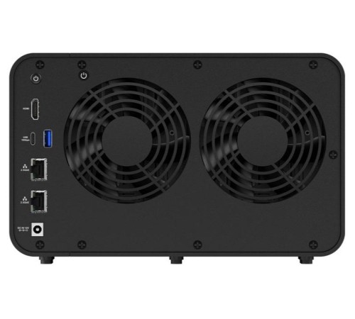 Системы хранения данных TerraMaster F6-424 tower NAS QC 3,4Ghz/8Gb(32)/TRAID,JBOD,RAID0,1,10,5,6/up to 6 HDD SATA(3,5' or 2,5')/2xM.2 2280 NVMe/2xUSB/HDMI/2x2,5GbE RJ-45/iSCSI/1xPS/1YW