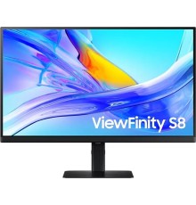 Монитор Samsung S27D804UAI/ Samsung S27D804UAI 27" Wide LCD 4K IPS monitor, 3840x2160, 5(GtG)ms, 350 cd/m2, MEGA DCR(static 1000:1), 178°/178°, DP; HDMI; USB3.0 x3;USB-C (90 Вт), Ethernet (LAN), HDR10, sRGB 99%, HAS, VESA 100x100 mm, внутренний БП, b